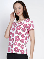 Berrytree Organic Cotton  Women T-shirt Donut Berrytree Organic India