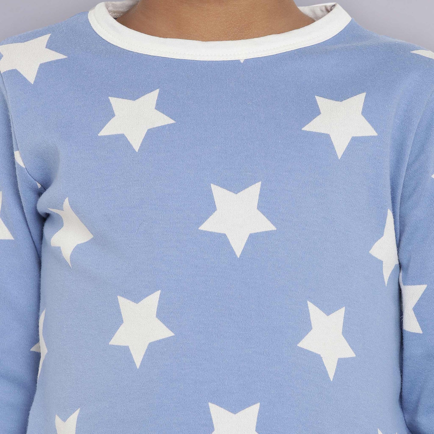 Berrytree Organic Cotton Long Top Big Stars BerryTree