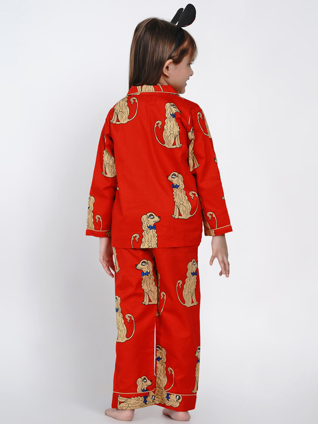 Berrytree Night Suit Red Dogs Girl BerryTree