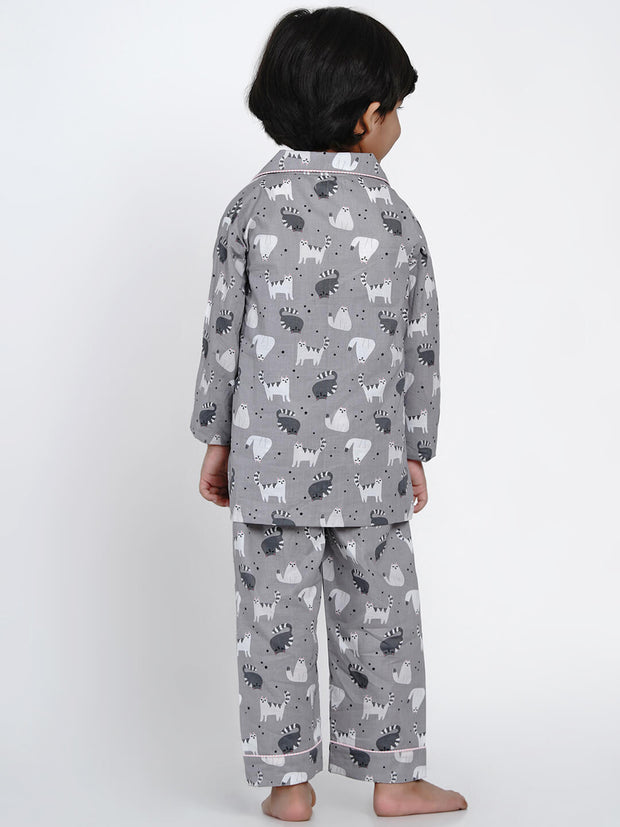 Buy Blue 100% Cotton Print Abstract Race Car Night Suit For Boys by  Knitting Doodles Online at Aza Fashions.