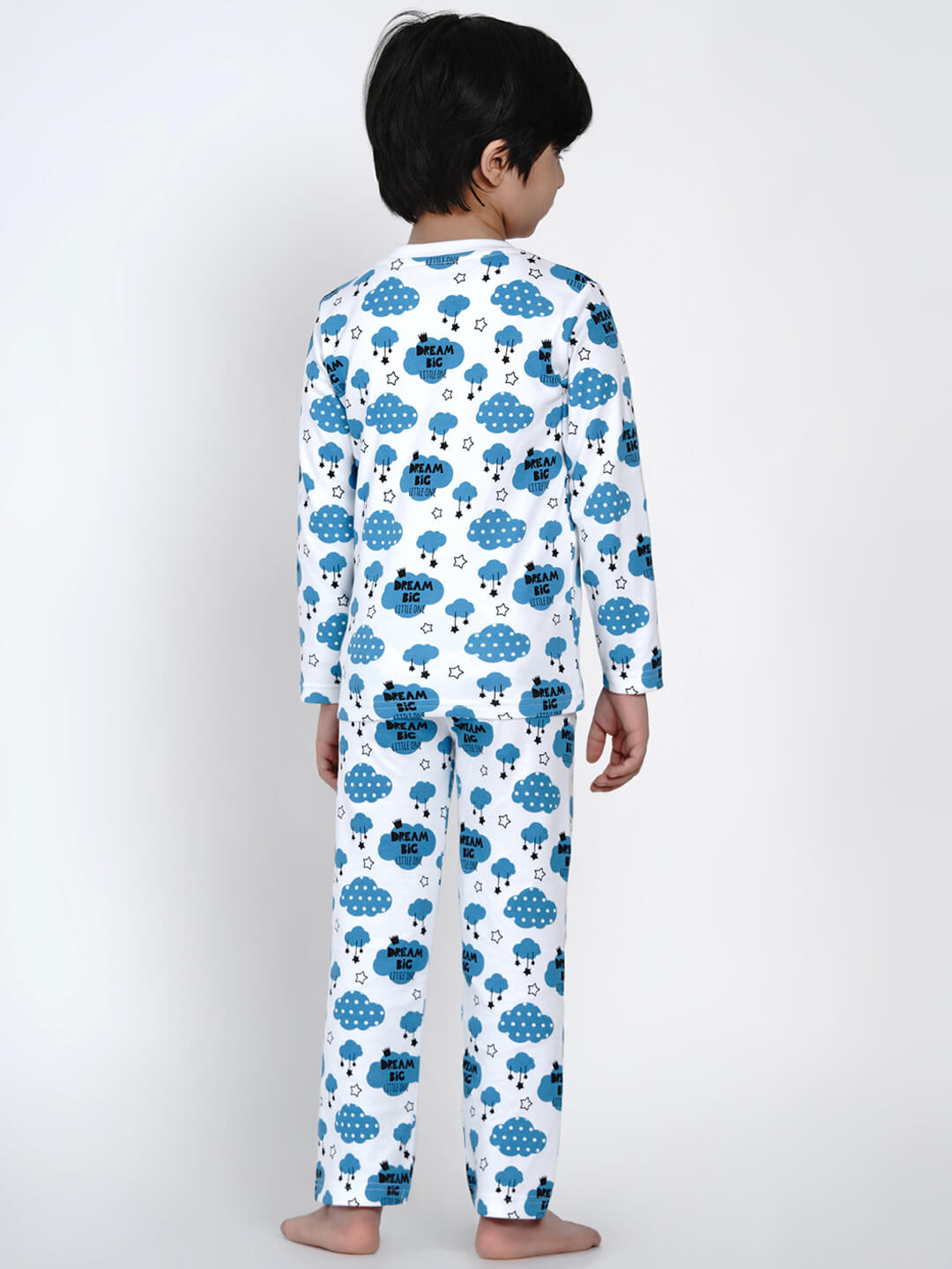 Berrytree Organic Night Suit Blue Cloud Boy BerryTree