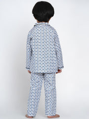 Berrytree Night Suit Blue Whale Boy BerryTree