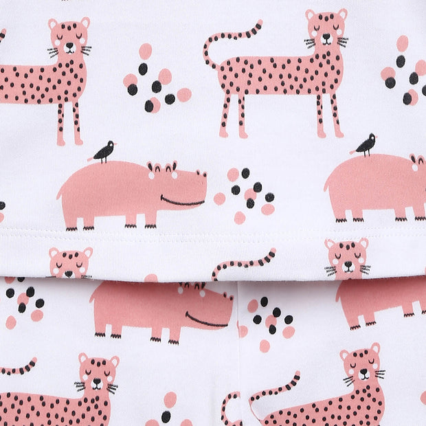 Berrytree Organic Baby Night Dress: Pink Panther BerryTree