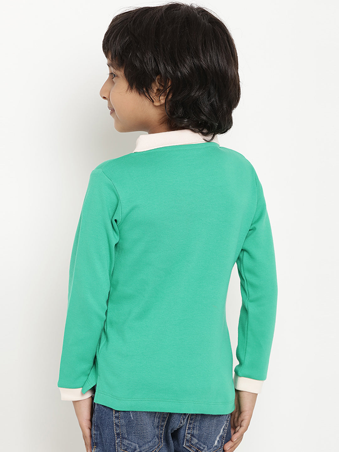 Berrytree Organic cotton Unisex Green Polo T-Shirt Berrytree Organic India