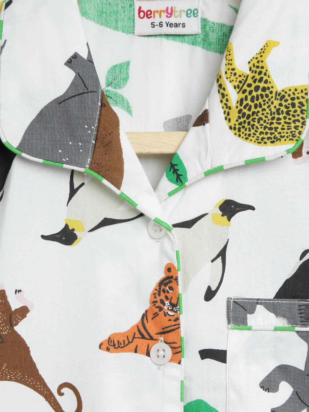 Berrytree Night Suit Jungle Animals BerryTree