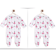 Twin Baby Clothes : Ballerina Romper BerryTree