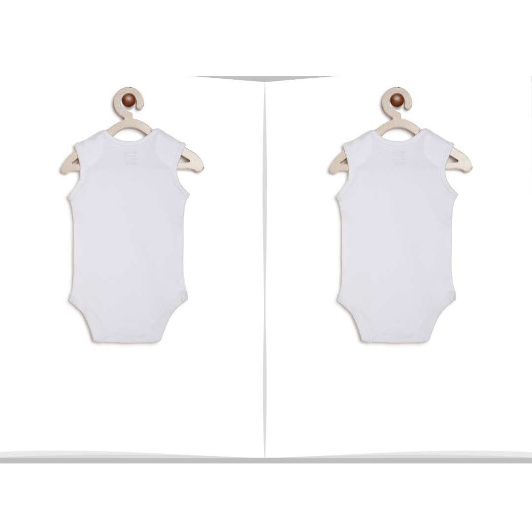 Twins Babies Onesies : Elephant Print BerryTree