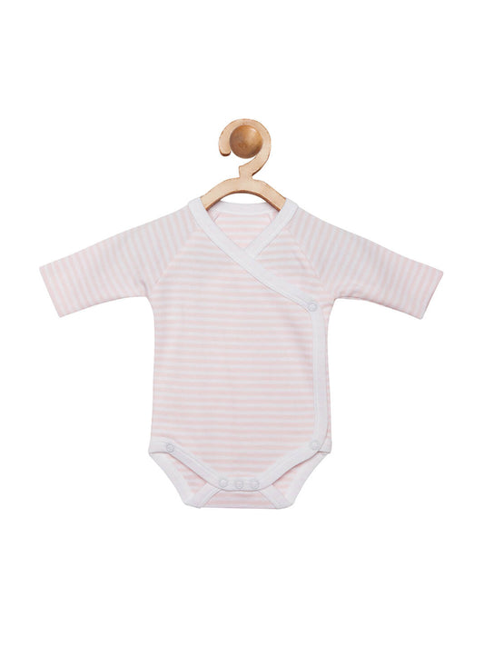 Berrytree Organic Cotton Pink Stripes Onesie BerryTree