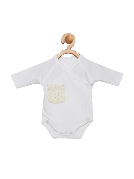 Berrytree Organic Cotton Starry White Onesie BerryTree