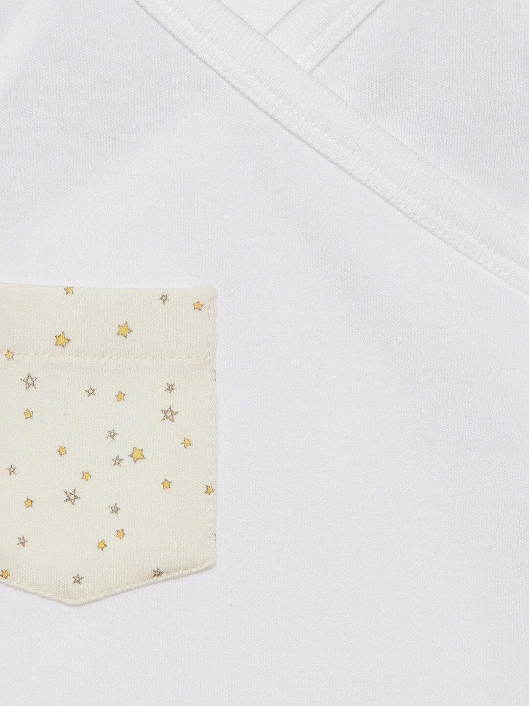 Berrytree Organic Cotton Starry White Onesie BerryTree