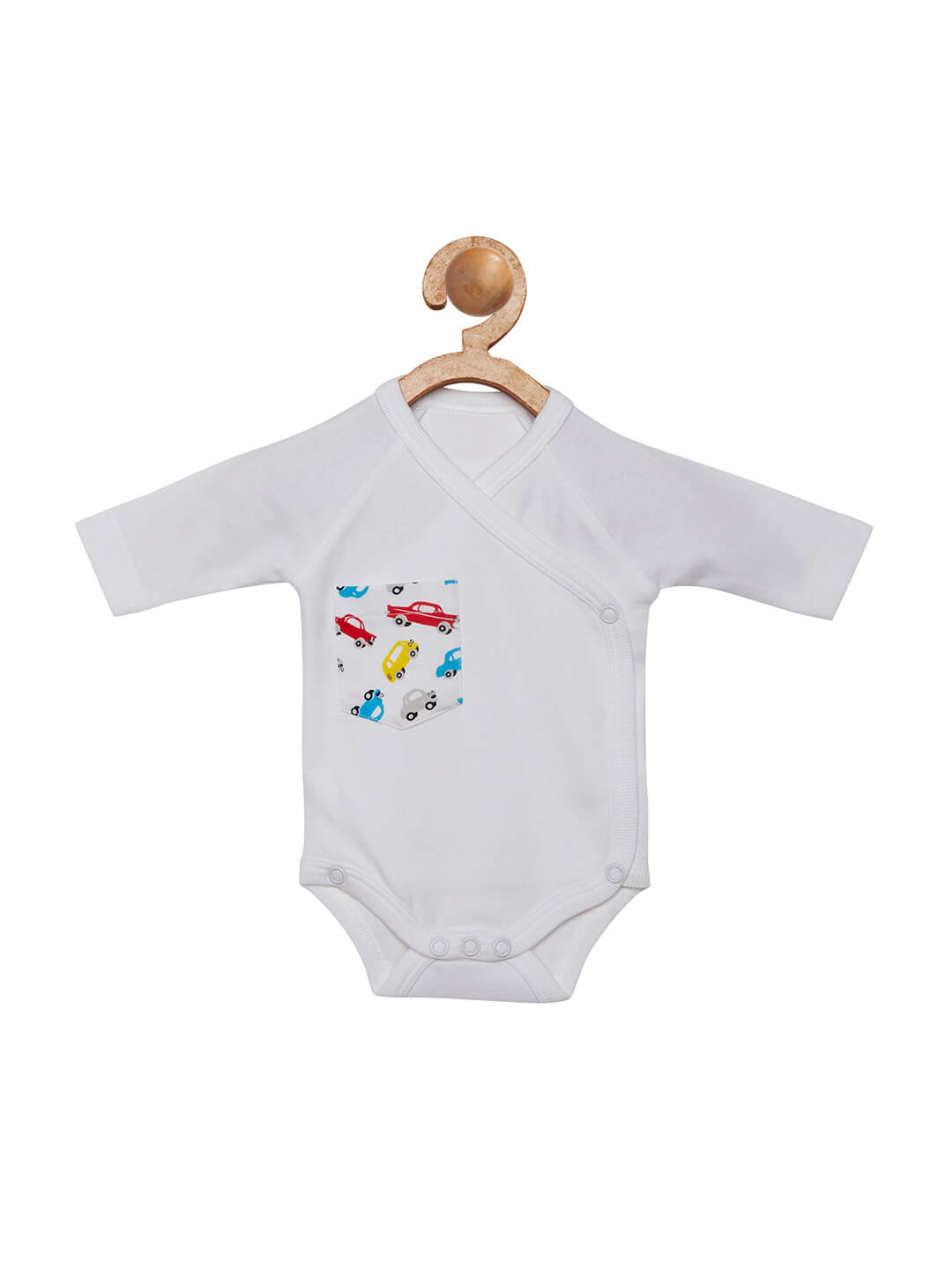 car print organic cotton onesie