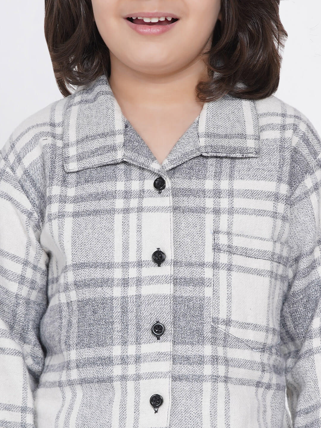 Berrytree Soft Night Suit Boys: Grey Check BerryTree