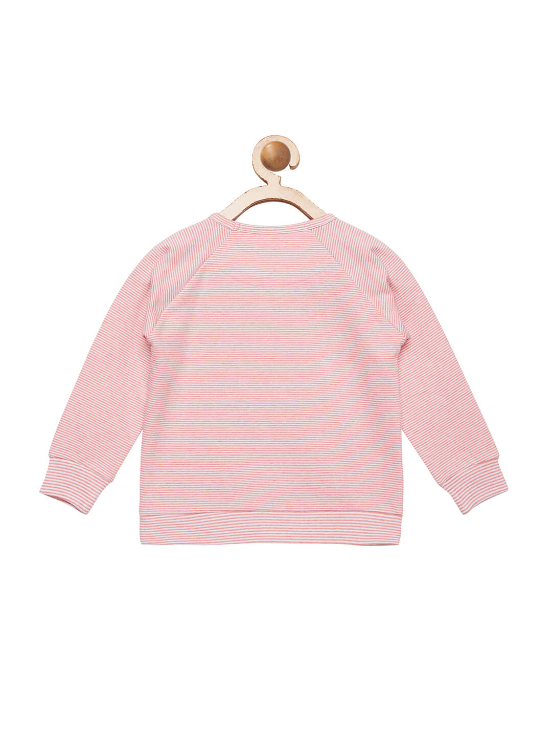 Berrytree Organic cotton Unisex Pink Stripes  Sweatshirt BerryTree